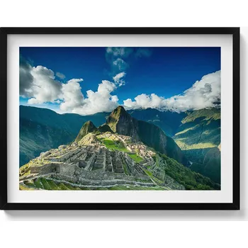 Obraz Obraz v rámu na zeď do obýváku Výhled na Machu Picchu 80x60 cm