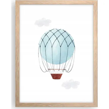 Obraz Obraz plakát v rámu světlý dub do obýváku 30x40 dětské plakáty na zeď