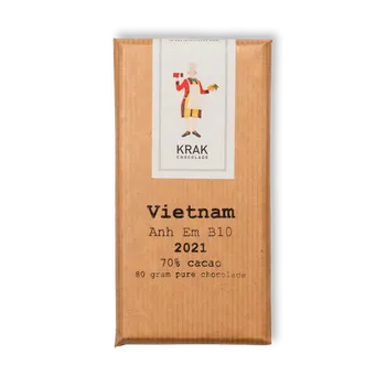 Čokoláda Čokoláda Krak Vietnam Anh Em B10 2021 70%