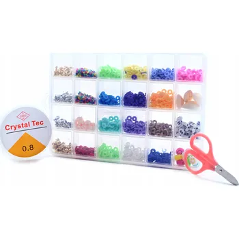 Dětské navlékací korálky PLOCHÉ KORÁLKY S PÍSMENY NA NÁRAMKY - VELKÉ KORÁLKY