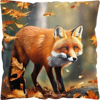 Polštář DEKORAČNÍ POVLEČENÍ NA POLŠTÁŘ 40x40 ANTYALERGICKÉ PODZIMNÍ BARVY