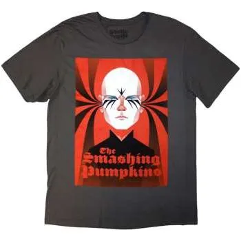 Pánské tričko Merch The Smashing Pumpkins: The Smashing Pumpkins Unisex T-shirt: Billy (charcoal Grey) (back Print) (small) S