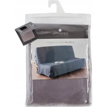 Prostěradlo Přehoz Atmosphera bavlna 140 cm x 200 cm šedý