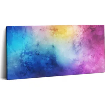 Obraz Fotoobraz na plátně Canvas do kanceláře s dřevěným rámem Barevné skvrny 100x50