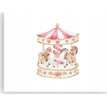 Obraz Obraz plakát do obýváku ložnice 40x30 kolotoč foto na zeď bez rámu