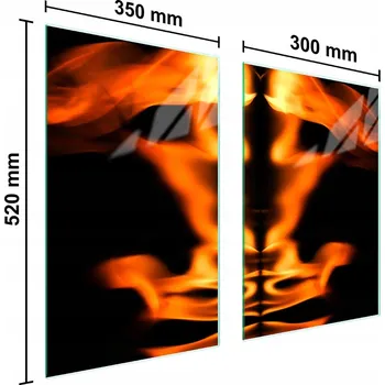 Kuchyňské prkénko Krájecí deska TMK ArtDeko sklo 2 ks