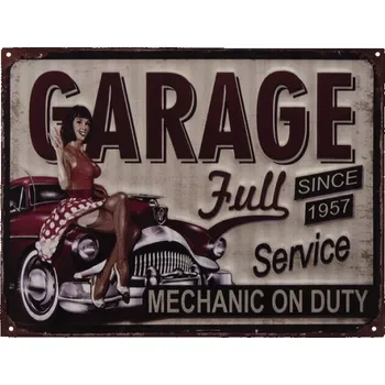 Obraz Retro Kovová Dílenská Tabule G Clayre &