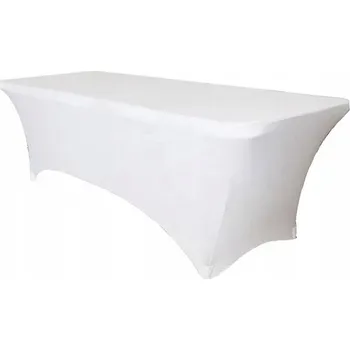 ubrus Elastický obdélníkový ubrus LUXCOVERS bílý 180x76 cm