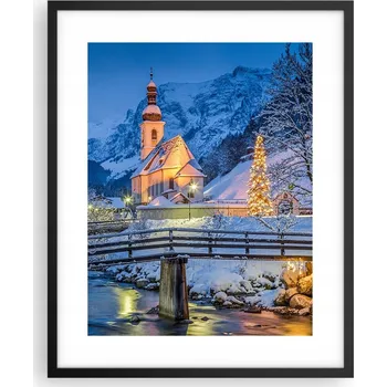 Obraz Obraz plakát na zeď v černém rámu 40x50 krajiny plakáty do obýváku