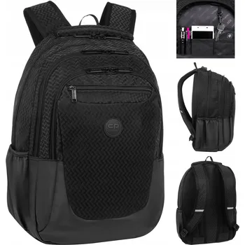 Školní batoh Vícekomorový Školní batoh CoolPack černý, 28 l