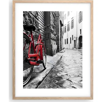 Obraz Obraz plakát na zeď v rámu světlý dub 40x50 město plakáty do obýváku