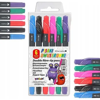 Fixy oboustranné 6 barev Fun&Joy