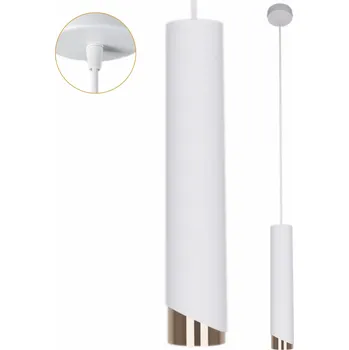 Stropní svítidlo Závěsné stropní svítidlo Bragi 40W LED nástěnný zavěšení, BÍLO-ZLATÉ