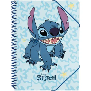 ŠANON A4 21x30 s obaly, pořadač STITCH DISNEY, šanony na dokumenty