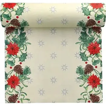 ubrus Papírový běhoun na vánoční večírky, role 40 cm x m