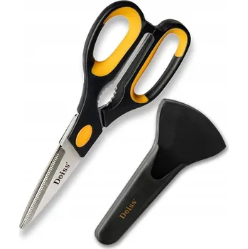 Kuchyňské nůžky Kuchyňské nůžky Deiss univerzální černé 23 cm