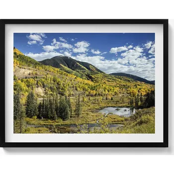 Obraz Závěsný obraz na zeď dekorace do bytu Krajina horská vegetace 80x60 cm