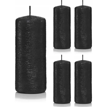 Svíčka Tradiční parafínová svíčka bez vůně Drobo 5 ks