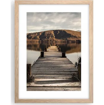 Obraz Obraz plakát v rámu světlý dub do obýváku 30x40 krajina plakáty na zeď