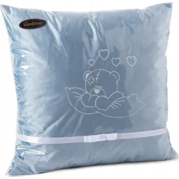 Polštář Polštář medvídek 40x40 cm, mořská + výplň