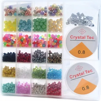 Dětské navlékací korálky SADA KORÁLKŮ PRO VÝROBU ŠPERKŮ NÁRAMKŮ