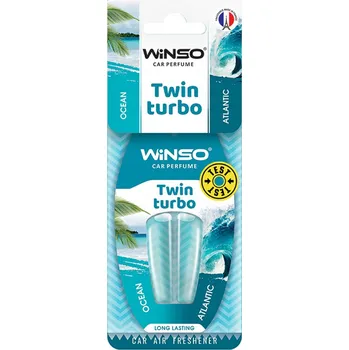 Vůně do auta Osvěžovač vzduchu do auta Twin Turbo WINSO - Atlantic & Ocean