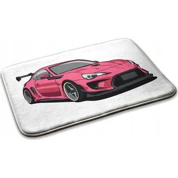 Koberec Krásný Měkký Kobereček pro Děti s motivem sportovního auta 75x45 cm