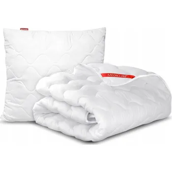 přikrývka Celoroční Přikrývka 240x220 MEDICLINE + Polštář 70x80 Prošívaná Mikrovlákno
