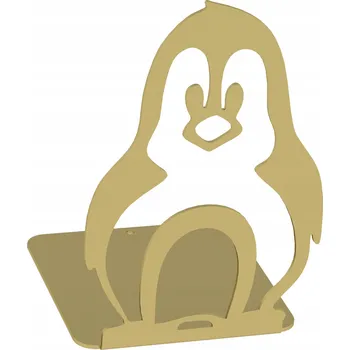 Obraz Zlatý Tučňák stojan na knihy do knihovny