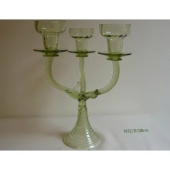 Svícen Svícen z historického skla - 1612/3/28 cm