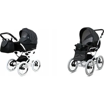 Kočárek Dětský kočárek 2v1 s korbičkou a sporťákem BabyLux Margaret