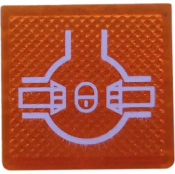 vypínač Symbol Osvětlená Kontrolka 14mm Zámek Diferenciálu