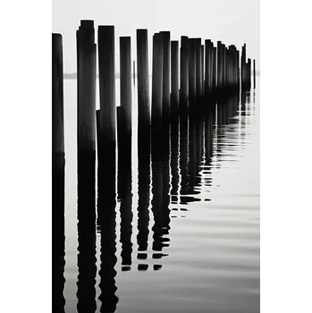 Plakát Plakát Rytmus Vody a Dřeva bez rámu 61 x 91,5 cm