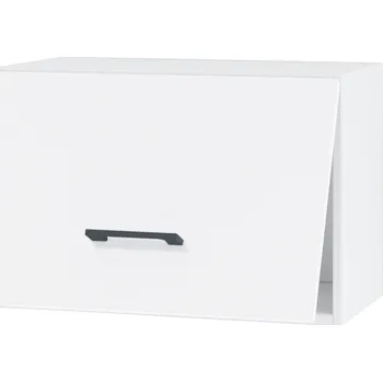 Kuchyňská skříňka Horní kuchyňská skříňka nad digestoř Bílý Akryl Lesk do sestav 50 CM