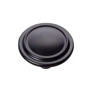Nábytkové kování Nábytková úchytka knopka černá matná 2,3 x 1,9 x 2,3 cm