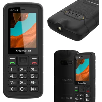 Mobilní telefon Odolný telefon IRON 4 dual sim 4G IP68 IP69K Kruger&Matz