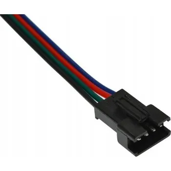 LED páska Konektor pro LED pásek RGB 4-PIN samice JST SM s kabelem 13cm