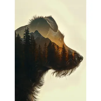 Obraz Plakát Psí Duch Lesa bez rámu 59,4 x 84,1 cm