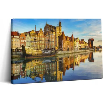 Obraz Fotoobraz na plátně na zeď do kuchyně Trendy Umění Gdaňsk Motława 30x20