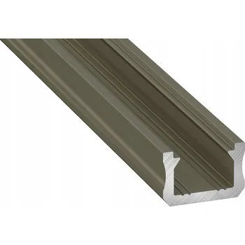 LED osvětlení Hliníkový profil pro LED pásek X 1M Nerezová ocel (Inox)