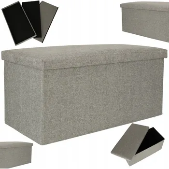 Taburet Čalouněný Taburet Wide Decor 80x40x40 cm šedý