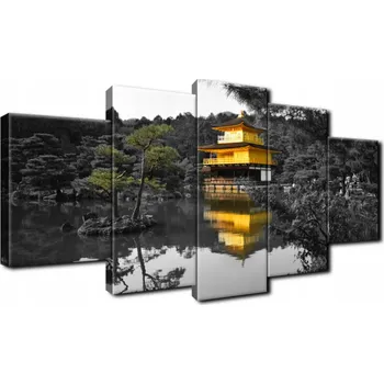 Obraz FOTO OBRAZ do pokoje obýváku 150x70 Dům a Bonsai - Mith