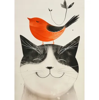 Plakát Plakát Baculatý Kamarád bez rámu 29,7 x 42 cm