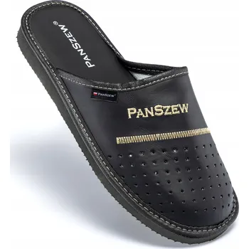 Dámské pantofle PanSzew Papuče Pánské KOŽENÉ Klasické Domácí Bačkory POLSKÉ výroby 40-46