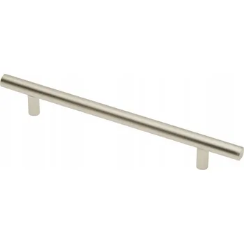 Nábytkové kování Nábytková úchytka GTV, C=160 mm, L=220 mm, kartáčovaná ocel RS-220160-06