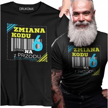 STYLOVÉ TRIČKO K 60. NAROZENINÁM DÁREK K 60. VÝROČÍ ZMĚNA KÓDU NA 6 PRO DĚDEČKA