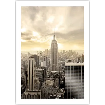 Obraz Plakát bez rámu do obýváku, ložnice 50x70 město moderní módní obraz