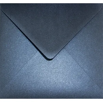 Obálka Čtvercové obálky Aster Met. tmavě modré - 25 Ks.