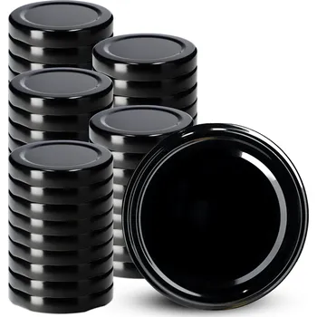 Sklenice ŠROUBOVACÍ VÍČKA NA SKLENICE VÍČKA NA SKLENICE FI58 50 Ks 4-LOCK