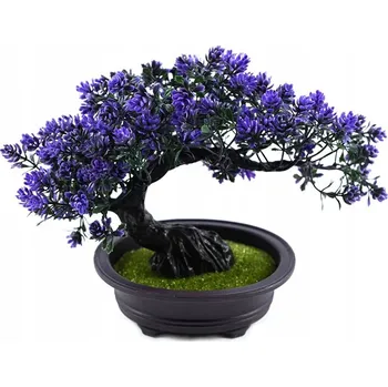 umělá květina UMĚLÝ STROMEK BONSAI dekorativní 21 cm KVĚTINÁČ